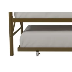 Twin Laura Twin Daybed Gold - Room & Joy -Homcom Crosley Shop GUEST 5467db88 b3e8 4a14 96a0 4adacd00276f