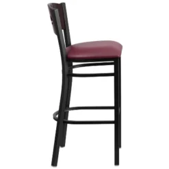 Flash Furniture Black Decorative 3 Circle Back Metal Restaurant Barstool -Homcom Crosley Shop GUEST 54bf4233 b87e 4d76 8a0d 00e3c7eb6ba7