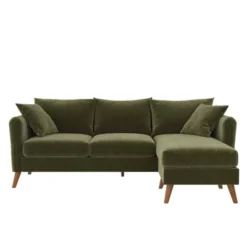 Magnolia Sectional Sofa With Pillows - Novogratz -Homcom Crosley Shop GUEST 54fe0be2 d7b3 4648 84fa 82dbe99dd5e9