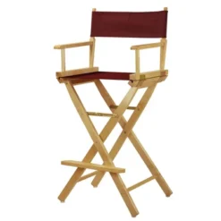 Bar-Height Director's Chair - Natural Frame 27 Bar-Height Director's Chair - Natural Frame -Homcom Crosley Shop GUEST 5535c9c7 9df8 4b3d a9d3 24b4211b98be