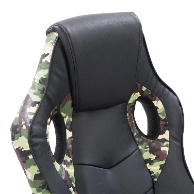 Mad Dog Gaming Chair Black And Camo - CorLiving 9 Mad Dog Gaming Chair Black And Camo - CorLiving - Image 7