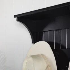 Waylon Rustic Farmhouse Solid Wood Tall Hall Tree - Saracina Home -Homcom Crosley Shop GUEST 56447085 6482 491e 9e16 299b31e39948