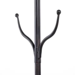 Industrial Metal Coat Rack Black - Olivia & May -Homcom Crosley Shop GUEST 5700bcd9 7727 4d77 84fc 72cd61425ba5