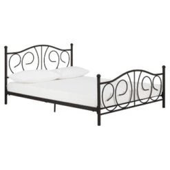 Queen Vanessa Metal Bed Bronze - Room & Joy -Homcom Crosley Shop GUEST 57c673e7 e133 4f13 914f 027d0e92bd10