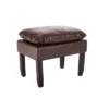 24" Pillowtop Ottoman - WOVENBYRD 2 24" Pillowtop Ottoman - WOVENBYRD -Homcom Crosley Shop GUEST 58721c03 7342 4e97 9285 4590a7a598ed