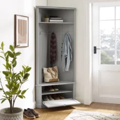 Ellison Corner Hall Tree - Crosley -Homcom Crosley Shop GUEST 589c755d 01c0 4c84 a467 2e76ce1e6bf2