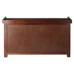 22.05" 4pc Milan Storage Hall Bench With Baskets Walnut - Winsome 19 22.05" 4pc Milan Storage Hall Bench With Baskets Walnut - Winsome -Homcom Crosley Shop GUEST 58e3e3be 4344 47ee a8d7 a42abd9865cf