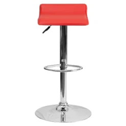 Flash Furniture Contemporary Vinyl Adjustable Height Barstool With Solid Wave Seat And Chrome Base -Homcom Crosley Shop GUEST 59dd80b2 d04a 4cff b0c3 e4161338cc6d