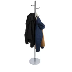 Mind Reader Coat Rack And Hat Holder, Heavy Duty, Silver -Homcom Crosley Shop GUEST 59fc249d 49e2 4a78 8ef6 e44db2de552d
