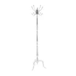 Traditional Iron Coat Rack Silver - Olivia & May -Homcom Crosley Shop GUEST 5a64fba1 c785 421a b8e3 53df1d629751