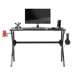 Saga PC Gaming Desk Black - Studio Designs -Homcom Crosley Shop GUEST 5acab32b 2a9f 429b 8cdb cff422759a5a
