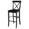 30" Martha X Back Barstool Jet Black - International Concepts 1 30" Martha X Back Barstool Jet Black - International Concepts -Homcom Crosley Shop GUEST 5c3c589d fc5c 4ac2 af4b 2a7e419e10bf