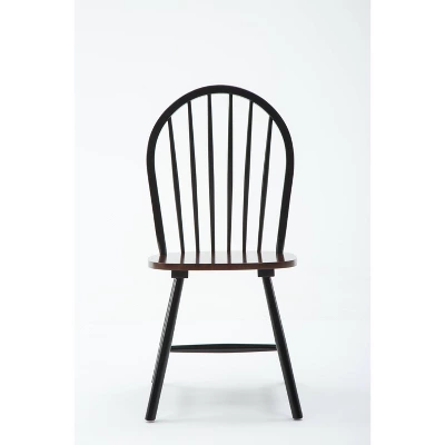 Set Of 2 Windsor Dining Chair Wood/Black/Cherry - Boraam 11 Set Of 2 Windsor Dining Chair Wood/Black/Cherry - Boraam - Image 9