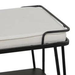 Industrial Upholstered Metal Bench Black - Olivia & May 9 Industrial Upholstered Metal Bench Black - Olivia & May -Homcom Crosley Shop GUEST 5cf03143 afbc 4a86 8354 00742ff6d035