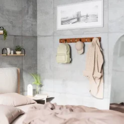 Umbra 8pc Flip Wall Mounted Coat Rack -Homcom Crosley Shop GUEST 5d1a2935 7c0f 4b56 b42b 0487c2b315a5