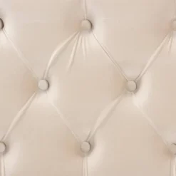 Powell Velvet Fabric Upholstered And PU Leather Ottoman Gold - Baxton Studio 13 Powell Velvet Fabric Upholstered And PU Leather Ottoman Gold - Baxton Studio -Homcom Crosley Shop GUEST 5d6fe404 5d6d 46f7 994f 28ecc053952d