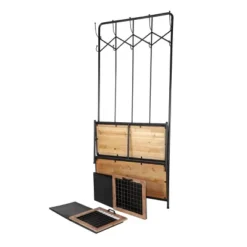 Hall Tree Coat Rack With Storage Drawers Black - Olivia & May -Homcom Crosley Shop GUEST 5e44298f c32a 4a3d bccd 76d166893b69