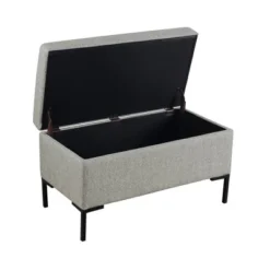 Medium Storage Bench With Metal Legs - HomePop 19 Medium Storage Bench With Metal Legs - HomePop -Homcom Crosley Shop GUEST 5ec5cf5c 4ced 4cd2 a953 320b6c5858a0