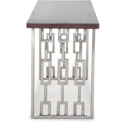 Lennox Contemporary Wood And Silver Metal Bench Dark Walnut Brown - Adore Decor 15 Lennox Contemporary Wood And Silver Metal Bench Dark Walnut Brown - Adore Decor -Homcom Crosley Shop GUEST 5ec604e7 c61a 457a bc04 2d16891378c8