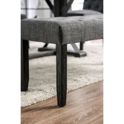 Hepburn Tufted Bench - HOMES: Inside + Out -Homcom Crosley Shop GUEST 5eed456a adfc 48e1 b56d 627ffc30c135