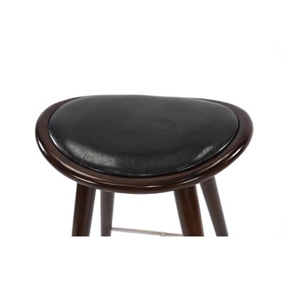 Lucio Oval Backless Wood Barstool - Boraam 8 Lucio Oval Backless Wood Barstool - Boraam - Image 6