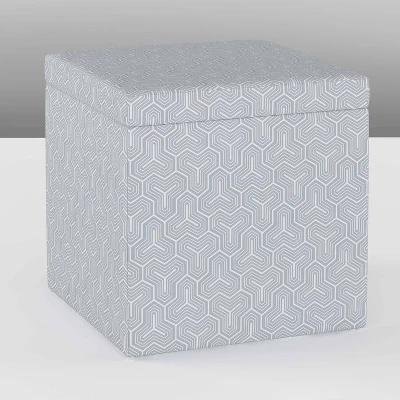 Plano Storage Ottoman In Geometric - Skyline Furniture 8 Plano Storage Ottoman In Geometric - Skyline Furniture - Image 6