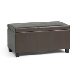 36" Lancaster Storage Ottoman Bench - WyndenHall -Homcom Crosley Shop GUEST 606aa625 ad03 4903 a206 aa47dc659da1