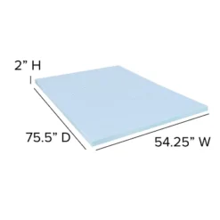 Emma And Oliver 12" Mattress & Gel Memory Foam Topper Bundle Set 24 Emma And Oliver 12" Mattress & Gel Memory Foam Topper Bundle Set -Homcom Crosley Shop GUEST 60ad1f8c f795 4354 80a4 079e5a531aea