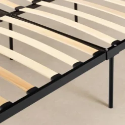 Queen Hype Metal Framed Upholstered Bed Set Pure Black - South Shore -Homcom Crosley Shop GUEST 6243addb c96f 4e84 b49a f32f9974781e