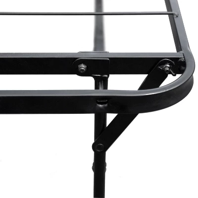14" Premium Steel Bed Frame And Platform Bed Black - Mellow 6 14" Premium Steel Bed Frame And Platform Bed Black - Mellow - Image 4