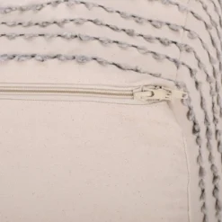 Gaddie Boho Rectangular Bean Bag Ottoman White/Gray/Black - Christopher Knight Home -Homcom Crosley Shop GUEST 64339692 6158 419a 908c 2526c6a0d061