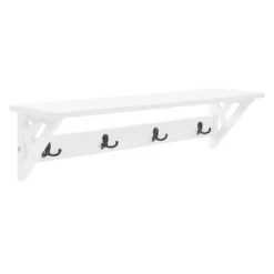36" Middlebury Coat Hook With Bench Hall Tree Set White - Alaterre Furniture -Homcom Crosley Shop GUEST 64d290f5 7514 4871 ab0c 5269c067014b
