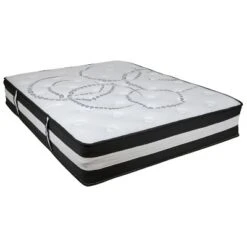 Flash Furniture Capri Comfortable Sleep 12 Inch CertiPUR-US Certified Hybrid Pocket Spring Mattress, Mattress In A Box -Homcom Crosley Shop GUEST 665827cc 1f45 4ffb ac6b 40e4c7b00dfe