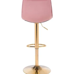 Pierce Barstool Pink/Gold - ZM Home -Homcom Crosley Shop GUEST 6688fa01 3227 4afe 97f4 b846efdf77fd