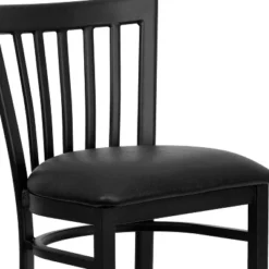 Flash Furniture Black School House Back Metal Restaurant Barstool -Homcom Crosley Shop GUEST 68403e81 693b 43e7 b47b 7e6db7432469