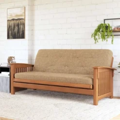 Full 8" Braga Pocket Spring Coil Polyester Linen Futon Mattress - Signature Sleep -Homcom Crosley Shop GUEST 68d6bcd8 dc8f 4f1e 82b2 5bef66b06e79