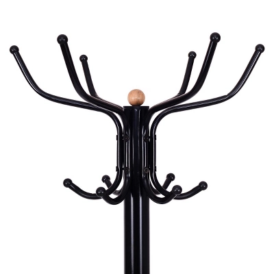 Costway Metal Coat Hat Rack Organizer Clothes Hanger Hooks Tree Stand Umbrella Holder 6 Costway Metal Coat Hat Rack Organizer Clothes Hanger Hooks Tree Stand Umbrella Holder - Image 4