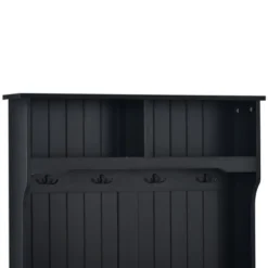 33.5" 3-in-1 Design Hall Tree With 4 Hooks, Coat Hanger And Entryway Storage Bench - ModernLuxe -Homcom Crosley Shop GUEST 69944d80 46c0 44fe a2ea df4ab77fc666