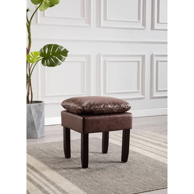 18" Square Pillowtop Ottoman - WOVENBYRD 5 18" Square Pillowtop Ottoman - WOVENBYRD - Image 3