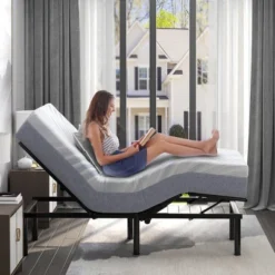 Costway Twin XL Cooling Adjustable Bed Memory Foam Mattress W/ 32% Ice Silk Cover -Homcom Crosley Shop GUEST 6ada8798 2e07 43e9 a563 33dcd3e08dfa