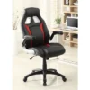 Gargon Leatherette Office Chair Black - MiBasics -Homcom Crosley Shop GUEST 6baa3ce7 7ea4 4ed9 a80d af7fd13d7713