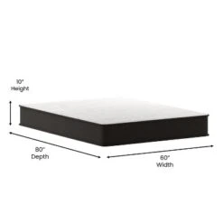 Emma And Oliver 10 Inch Hybrid Mattress, High Density Foam And Pocket Spring Mattress In A Box, CertiPur-US Certified Foam -Homcom Crosley Shop GUEST 6e245058 4e49 4f28 9feb 96ec32e85052