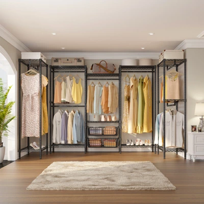 VIPEK V10i Medium Portable Closet Heavy Duty Clothes Rack, Free Standing Coat Rack Wardrobe Metal Clothing Rack 4 VIPEK V10i Medium Portable Closet Heavy Duty Clothes Rack, Free Standing Coat Rack Wardrobe Metal Clothing Rack - Image 2