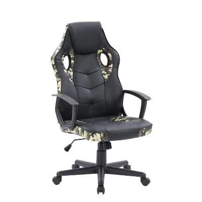Mad Dog Gaming Chair Black And Camo - CorLiving 4 Mad Dog Gaming Chair Black And Camo - CorLiving - Image 2