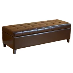 Mission Storage Ottoman - Christopher Knight Home -Homcom Crosley Shop GUEST 6f515f8f 01dd 472b 9376 8718e3b104de