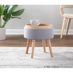 Tray Foot Stool Ottoman - LumiSource 23 Tray Foot Stool Ottoman - LumiSource -Homcom Crosley Shop GUEST 6fdefef8 73b6 4551 9778 88a53298ec53