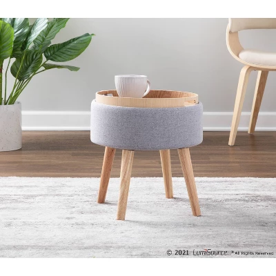 Tray Foot Stool Ottoman - LumiSource 11 Tray Foot Stool Ottoman - LumiSource - Image 9