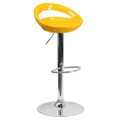 Flash Furniture Contemporary Plastic Adjustable Height Barstool With Rounded Cutout Back And Chrome Base 30 Flash Furniture Contemporary Plastic Adjustable Height Barstool With Rounded Cutout Back And Chrome Base -Homcom Crosley Shop GUEST 6ff375f9 eecc 429e 896a 3b9e55077973
