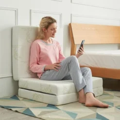 Cheer Collection Trifold Folding Mattress - Convenient Travel And Small Space Solution -Homcom Crosley Shop GUEST 7151ee69 8f2b 48d6 9de3 c1f53cac364d