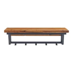 Claremont Rustic Wood Coat Hook And Bench Set Dark Brown - Alaterre Furniture 12 Claremont Rustic Wood Coat Hook And Bench Set Dark Brown - Alaterre Furniture -Homcom Crosley Shop GUEST 717610e5 999d 4ad4 b9bc d075e1542b94